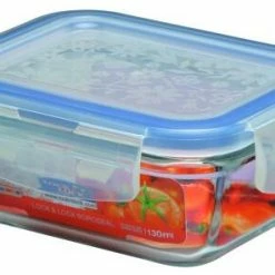 Lock & Lock Frischhaltebox Rechteckig Aus Glas, 130 Ml
