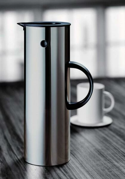 Stelton Isolierkanne EM77 1 L In Stahl 3 Stelton Isolierkanne EM77 1 L In Stahl – Bild 3
