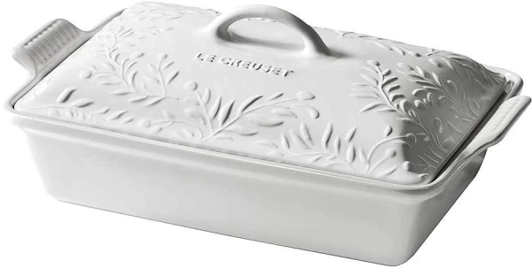 Le Creuset Auflaufform Tradition Mit Deckel, Rechteckig In Olive 1 Le Creuset Auflaufform Tradition Mit Deckel, Rechteckig In Olive