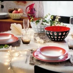 Guzzini Schüssel Le Murrine In Dunkelblau-pink -la rochere shop Le Murrine 4 neu