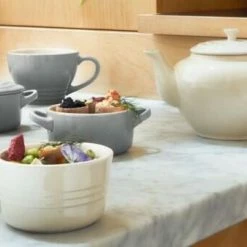 Le Creuset Topf Für Kochkellen In Perlgrau -la rochere shop Perlgrau Poterie LS03 neu l