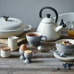 Le Creuset Topf Für Kochkellen In Perlgrau -la rochere shop Perlgrau Poterie LS06 neu 3