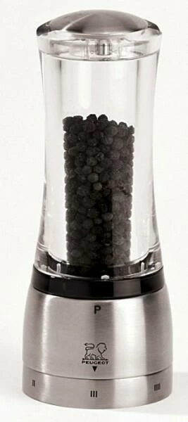 PEUGEOT Pfeffermühle Daman in Acryl/Edelstahl mit justierbarem Mahlgrad PEUGEOT Pfeffermühle Daman In Acryl/Edelstahl Mit Justierbarem Mahlgrad 16 Cm -la rochere shop Pfeffermuehle Daman 2 l