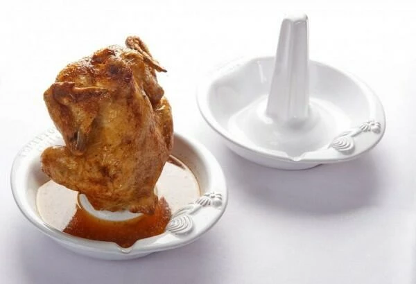 Römertopf Hähnchenbräter Chicko Weiß Weiß -la rochere shop RT Impressionen Bild 39 Chicko mit und ohne H hnchen 1 l