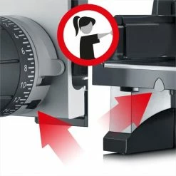 GRAEF Allesschneider Sliced Kitchen SKS 500 In Silber -la rochere shop SKS500 dreifach Kindersicherung