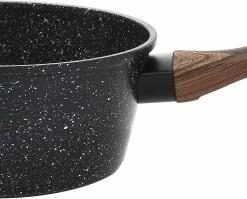 SSW Alu Stieltopf Crispy Natura Wood 20 Cm/ 9 Cm