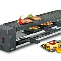 Spring Raclette4 Compact In Aluminiumguss, Schwarz
