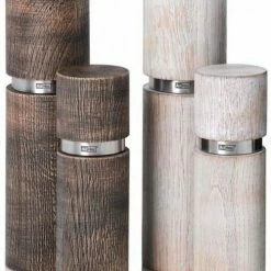 AdHoc Pfeffer- Oder Salzmühle Textura Antique Schwarz 15 Cm / 5 Cm -la rochere shop WEB MP25 28 TEXTURA ANTIQUE 2 1 l