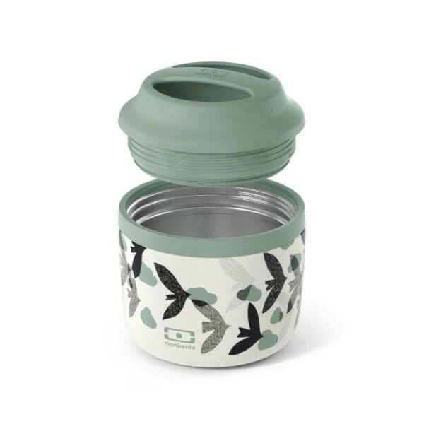Monbento MB Element Isolier-Speisegefäß, graphic Birds Monbento MB Element Isolier-Speisegefäß, Graphic Birds -la rochere shop element saving birds eclate