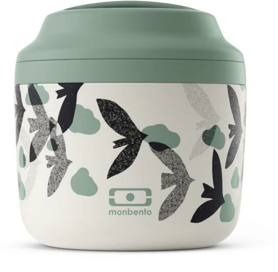 Monbento MB Element Isolier-Speisegefäß, graphic Birds Monbento MB Element Isolier-Speisegefäß, Graphic Birds -la rochere shop element saving birds face