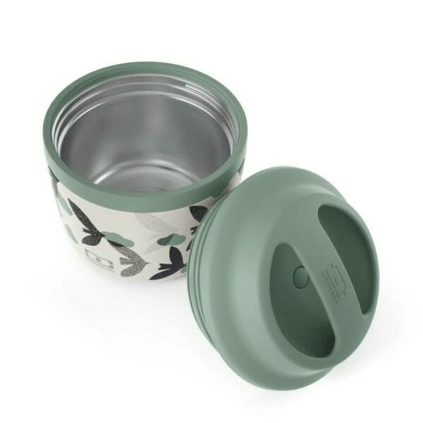 Monbento MB Element Isolier-Speisegefäß, graphic Birds Monbento MB Element Isolier-Speisegefäß, Graphic Birds -la rochere shop element saving birds ouvert