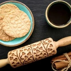 Folkroll Teigrolle Stechpalme Groß, 43 Cm 5 Folkroll Teigrolle Stechpalme Groß, 43 Cm -la rochere shop folkroll ambiente 9