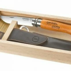 Opinel Messer, Größe 8, Nicht Rostfrei, Etui, In Holzbox