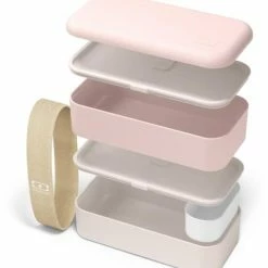 Monbento MB Original Bento-Box, Rosa Natural 9 Monbento MB Original Bento-Box, Rosa Natural -la rochere shop mbo naturalpink eclate 1