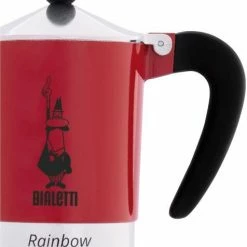 Bialetti Espressokocher Rainbow Rot 6 Tassen -la rochere shop rainbow red 3 2