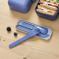 Monbento Pocket Besteck In Blue Infinity -la rochere shop tresor infinity positive infinity pocketcolor infinity 2020 02