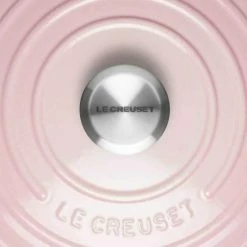 Le Creuset LeCreuset Bräter Signature Rund In Shell Pink 24 Cm / 4,2 L / Boden: 19,1 Cm -la rochere shop web 21177247774430 d 1