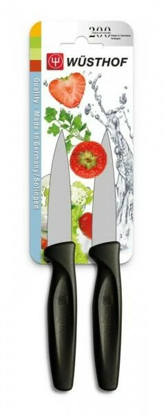 Wüsthof Gemüsemesser Set In Schwarz, 2-tlg. 1 Wüsthof Gemüsemesser Set In Schwarz, 2-tlg.
